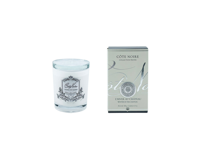 WINTER IN THE CHATEAU - WHITE VESSEL - SILVER BADGE
