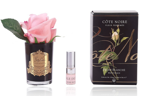 Cote Noire Perfumed Natural Touch Rose Bud - Black - Peach - GMRB45
