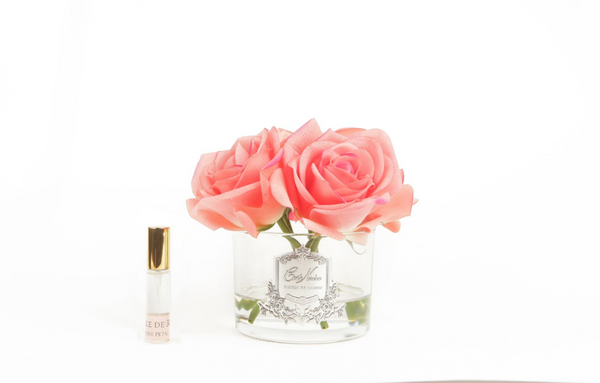 Cote Noire Perfumed Natural Touch 5 Roses - Clear - Peach - GMR65