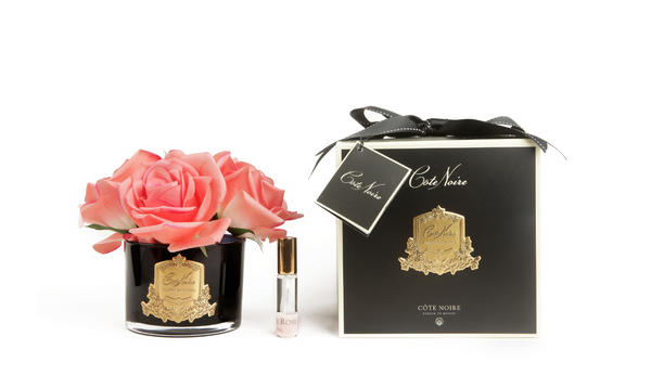 Cote Noire Perfumed Natural Touch 5 Roses - Black - Peach - GMRB65