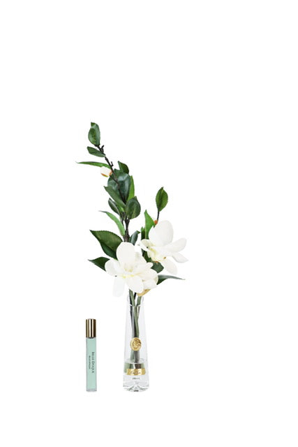 ** NEW ** Summer Magnolia - White & Gold - SMG01