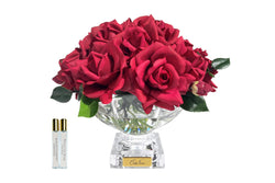 ** NEW ** Cote Noire Luxury Centrepiece French Rose Bouquet - Red & Gold badge - CPL04