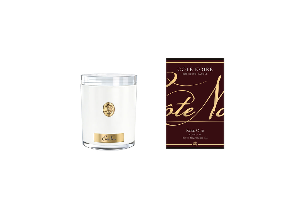 WHITE & GOLD CANDLES ** – Cote Noire