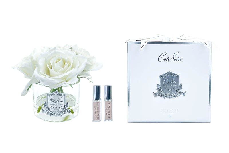 Cote Noire Perfumed Natural Touch 5 Roses - Clear - White - GMR61