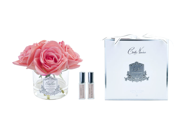 Cote Noire Perfumed Natural Touch 5 Roses - Clear - Peach - GMR65