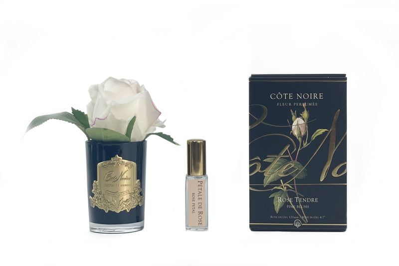 Cote Noire Perfumed Natural Touch Rose Bud - Black - Pink Blush - GMRB42