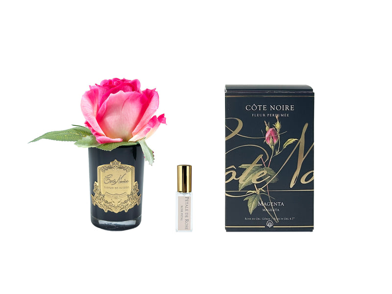 ** NEW ** CÔTE NOIRE PERFUMED NATURAL TOUCH ROSE BUD - BLACK - MAGENTA - GMRB47