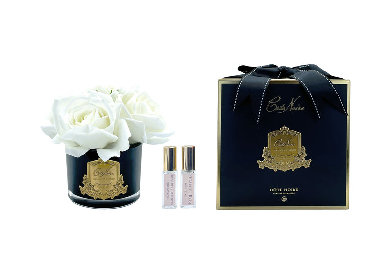 Cote Noire Perfumed Natural Touch 5 Roses - Black - White - GMRB61