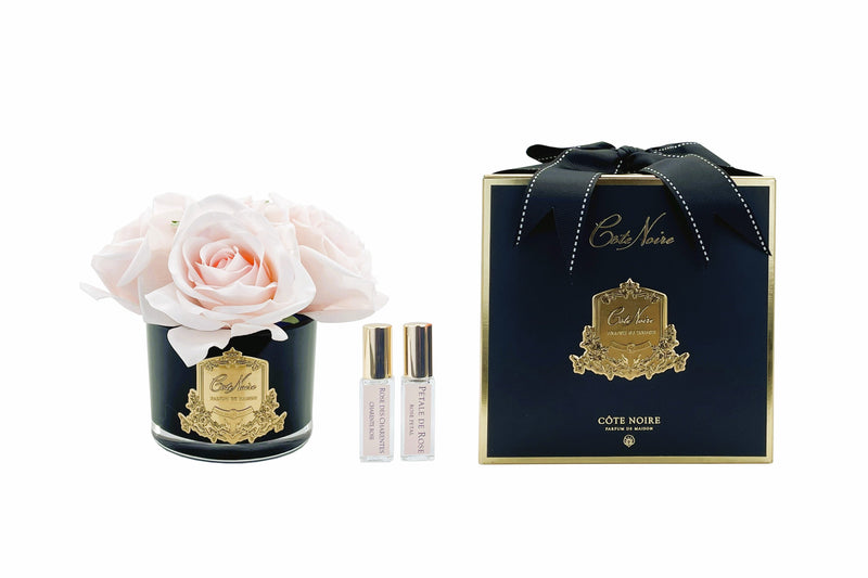 Cote Noire Perfumed Natural Touch 5 Roses - Black - French Pink - GMRB66