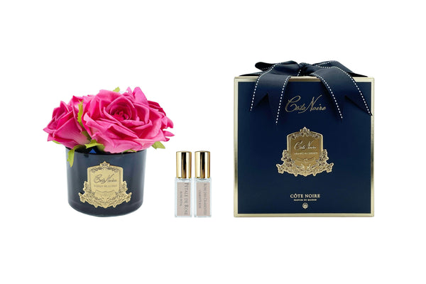 Cote Noire Perfumed Natural Touch 5 Roses - Clear - Magenta - GMRB67