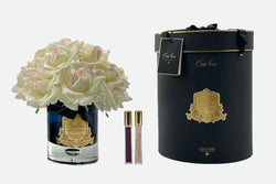 Luxury Grand Bouquet Dark Glass - Gold badge - Pink Plush - Black box - LTWB02