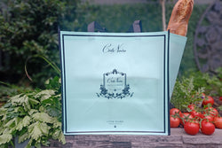 Cote Noire Tote Carry Bag - Large - Jade & Black