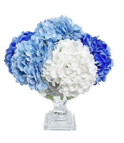 *NEW* Provence Hydrangea Bouquet - Medium Mixed Blue & Silver