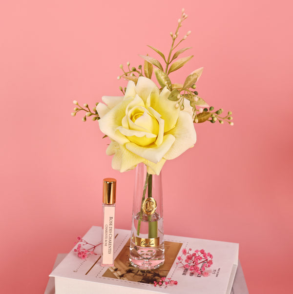*New* Summer Rose Yellow - Gold Badge - SRG08