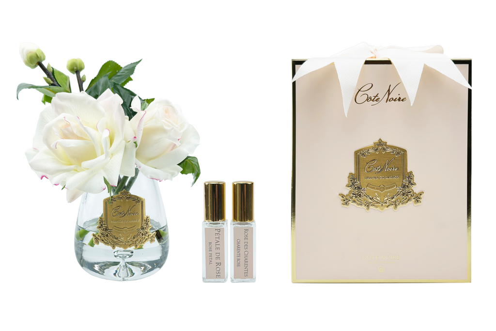 Cote Noire Limited Edition Tear Drop - Tea Rose - Pink Blush - Pink Bo