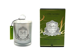 * HALF PRICE * Cote Noire Candle - 450g - Silver - Country Garden