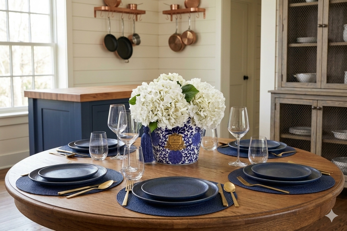 NEW - Cote Noire - Oriental Hydrangeas - Ivory - OH01 NEW - Cote Noire - Oriental Hydrangeas - Ivory - OH01