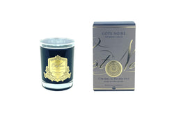 Cote Noire Candles - Dark Vessel with Gold Badge - Salted Butter Caramel