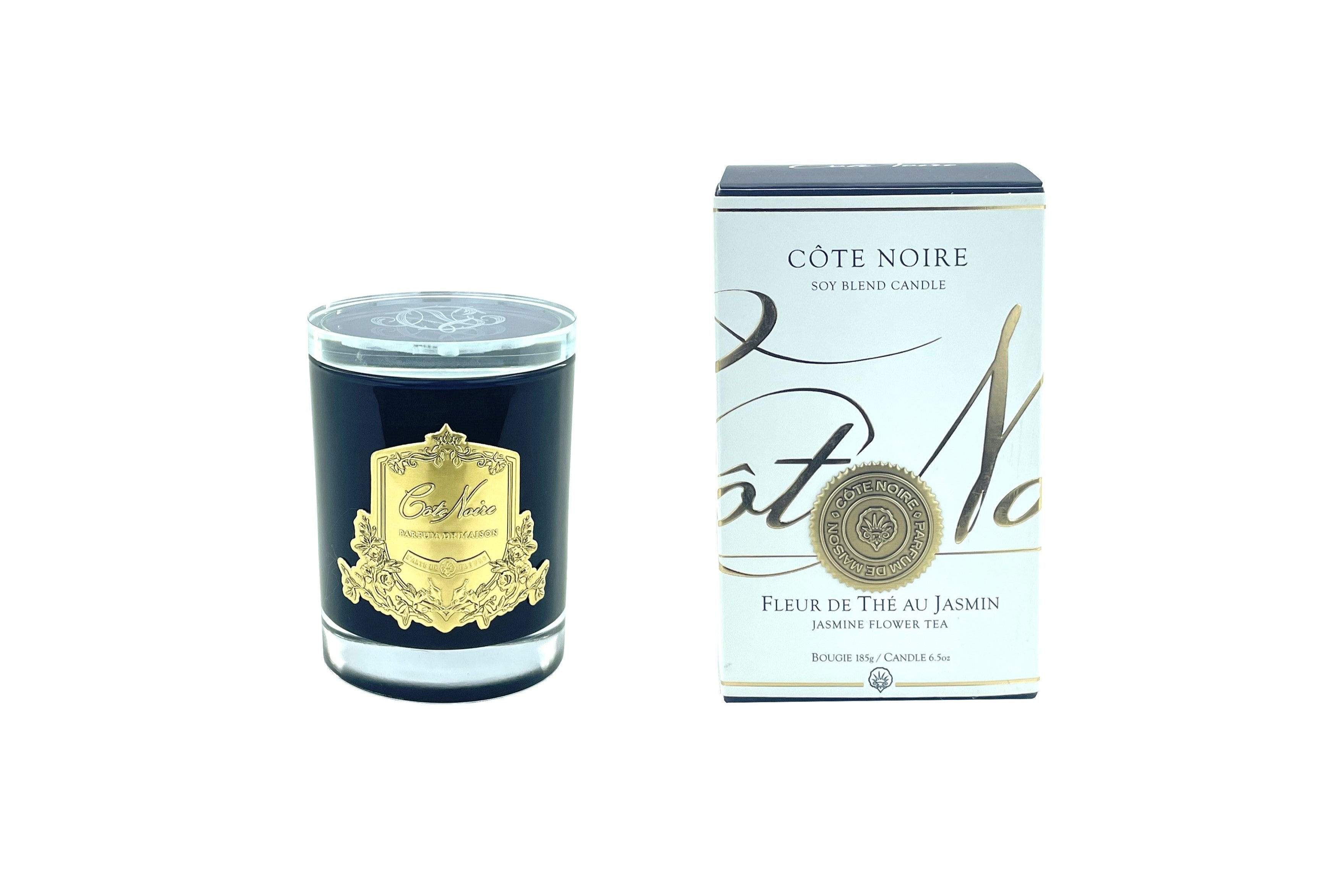 Jasmine Flower Tea Gold Badge Candles Cote Noire