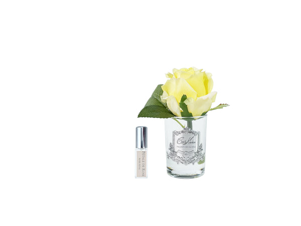 * NEW * CÔTE NOIRE PERFUMED NATURAL TOUCH ROSE BUD - CLEAR - Yellow- GMR48