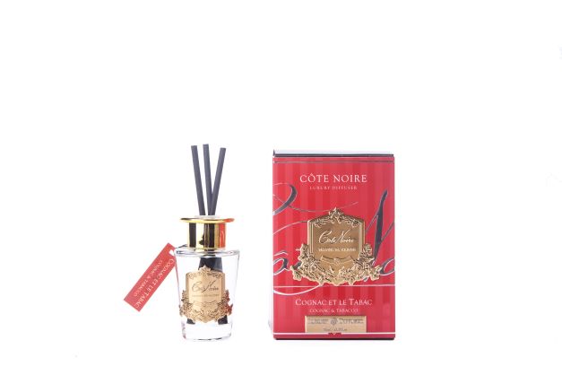 Cote Noire 100ml GOLD Diffuser Set - Cognac & Tabacco - Gold - GMSD15024