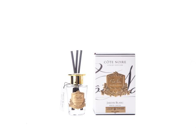 Cote Noire 100ml GOLD Diffuser Set - White Garden - Gold - GMSD15004