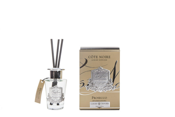 ** DISCONTINUED ** Cote Noire 100ml Diffuser Set - Prosecco - Silver - GMSS15032