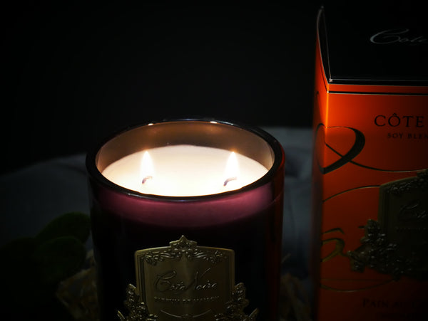 * Limited Edition Candle * Chocolate Croissant 450g Candle with Crystal Glass lid