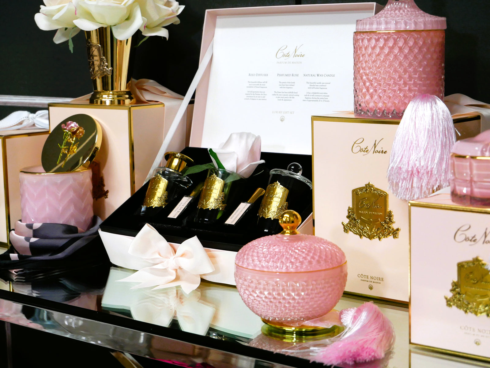 Cote Noire - Luxury Gift Set - Charente Rose - GP02
