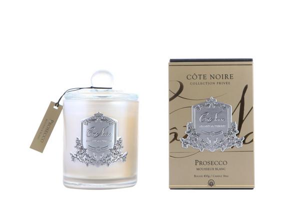** BUY 2 GET 1 FREE ** Prosecco - Silver Badge Candles