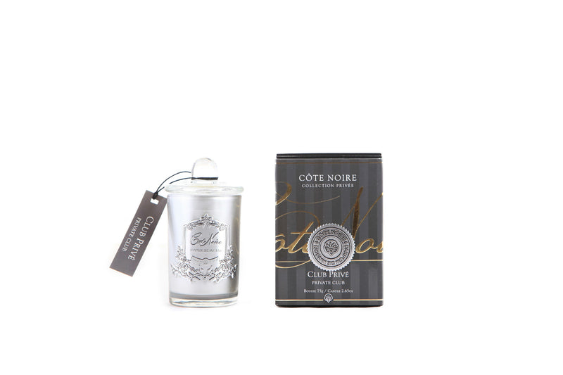 ** BUY 2 GET 1 FREE ** Private Club - Silver Badge Candles