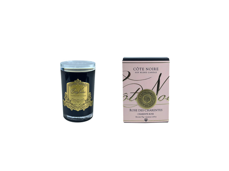 NEW Cote Noire  Soy Blend Candle - Charente Rose - Gold